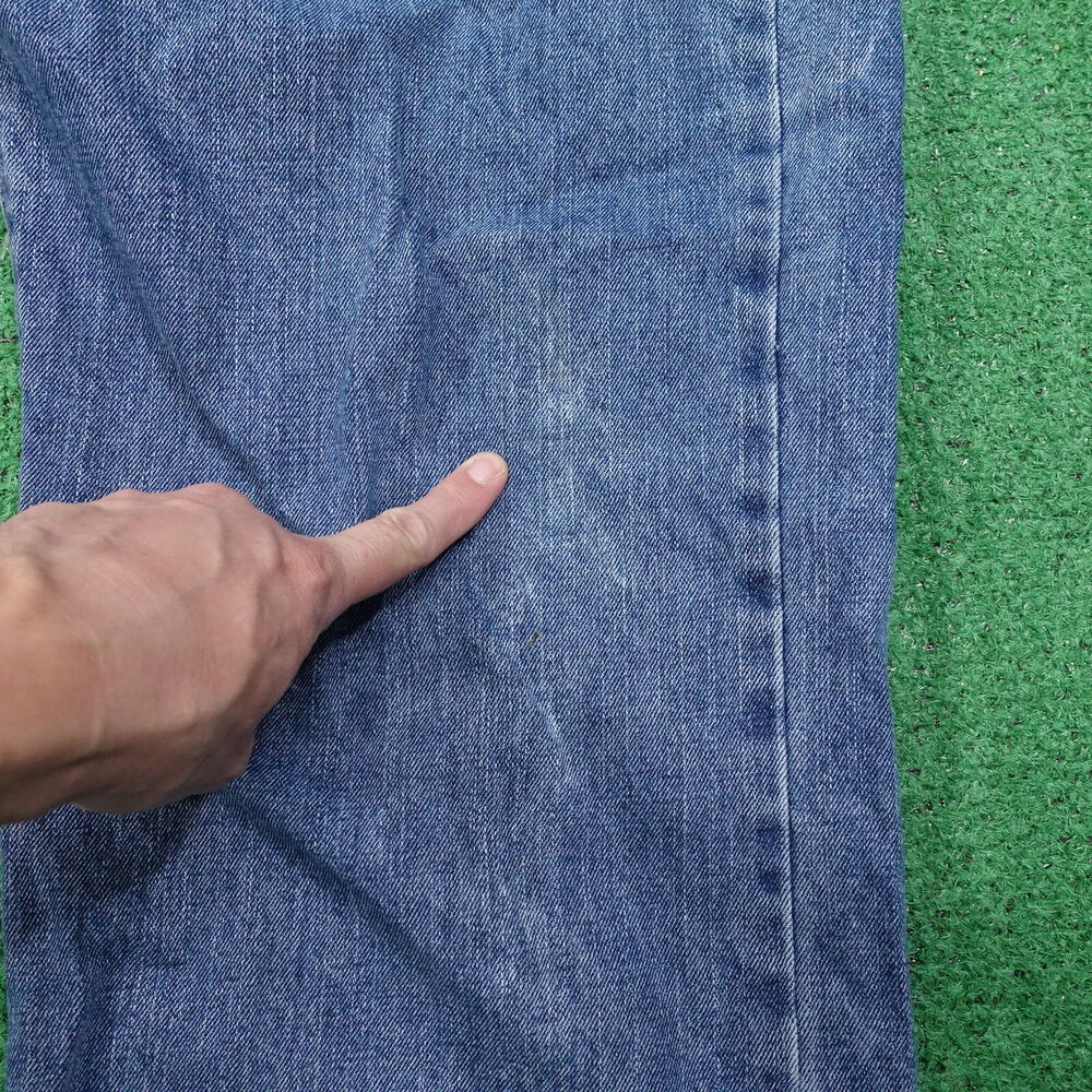 VINTAGE RALPH LAUREN POLO JEANS CO WIDE LEG BAGGY SKATER‎ JEANS MENS 38X30 - Picture 5 of 13